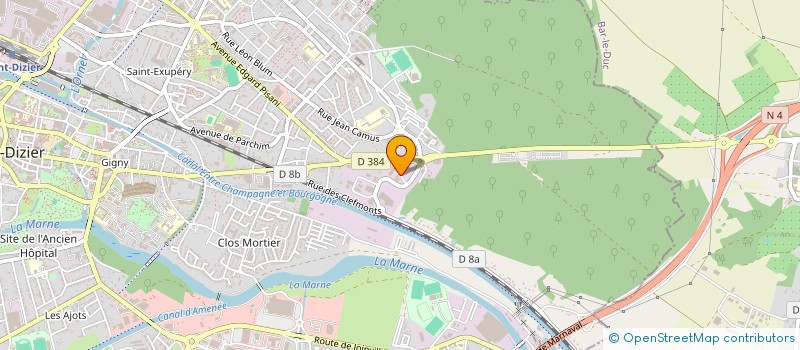 localisation de l'entreprise DEFI DF à SAINT-DIZIER