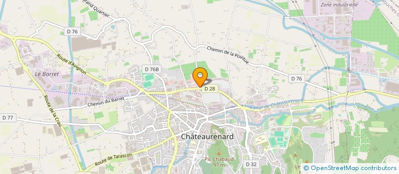 localisation de l'entreprise DEFI DIET à CHATEAURENARD