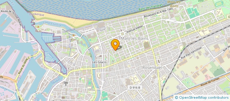 localisation de l'entreprise DEFI DK à DUNKERQUE