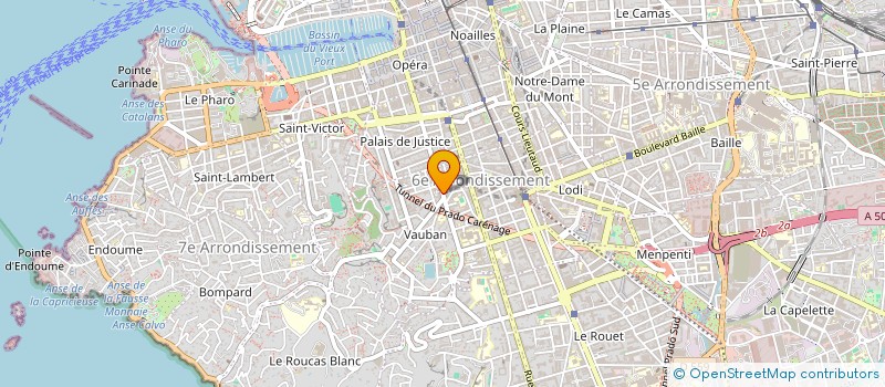 localisation de l'entreprise DEFI DOK SCOUPAL FRANCE à MARSEILLE