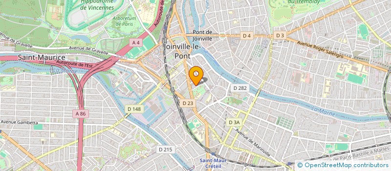 localisation de l'entreprise DEFI ECHAFAUDAGE  JOINVILLE-LE-PONT