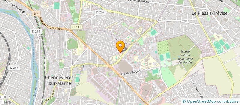 localisation de l'entreprise DEFI ELECTRICITE ECHAFAUDAGE ET SERVICE  CHENNEVIERES-SUR-MARNE