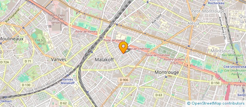 localisation de l'entreprise DEFI FRANCE REUSSITE  MALAKOFF