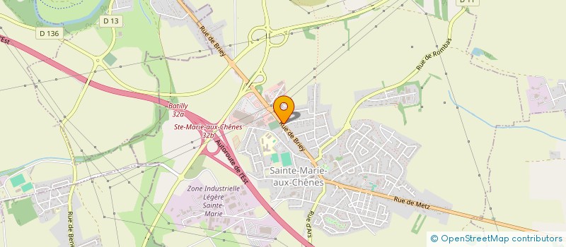 localisation de l'entreprise DEFI GLASS  SAINTE-MARIE-AUX-CHENES