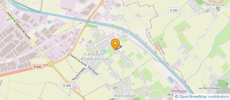 localisation de l'entreprise DEFI GYM  CAMPAGNE-LES-WARDRECQUES