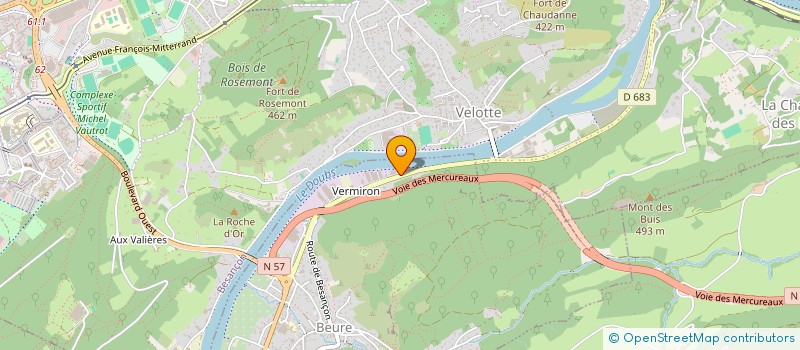 localisation de l'entreprise DEFI HORLOGERIE à BEURE