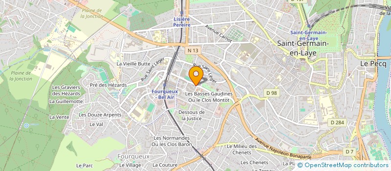 localisation de l'entreprise DEFI IMMOBILIER  SAINT-GERMAIN-EN-LAYE