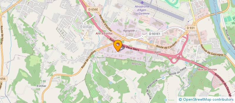 localisation de l'entreprise DEFI INDUSTRIES S.N  ESTILLAC