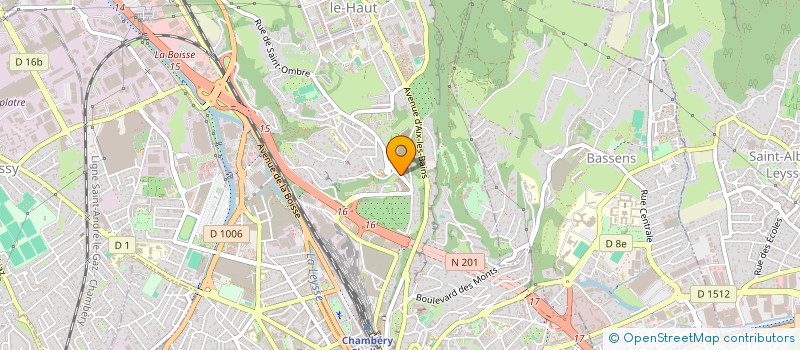 localisation de l'entreprise DEFI INSERTION  CHAMBERY