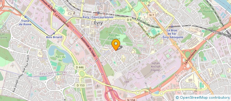 localisation de l'entreprise DEFI KONGO ASSISTANCE  EVRY-COURCOURONNES