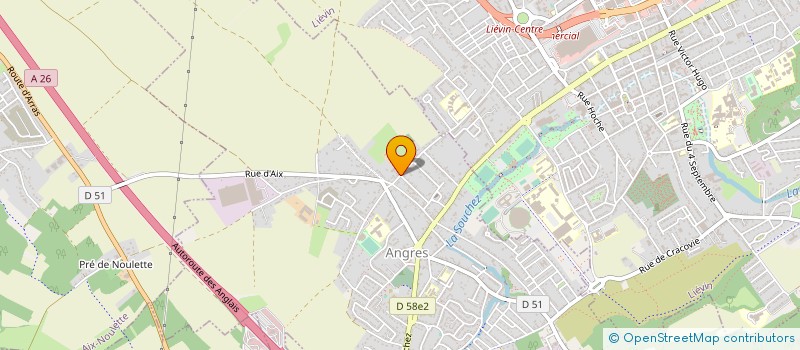 localisation de l'entreprise DEFI'L à ANGRES