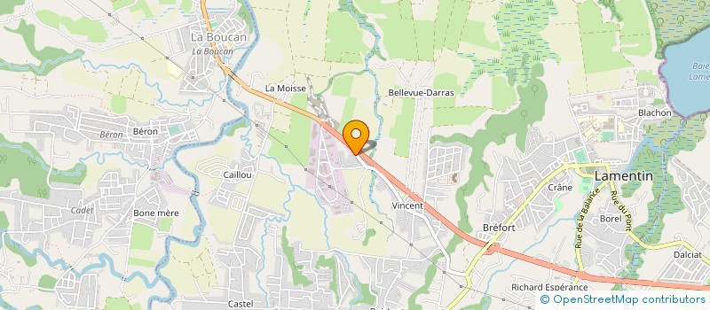 localisation de l'entreprise DEFI LOC  LAMENTIN