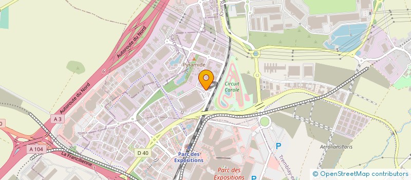 localisation de l'entreprise DEFI LOG SERVICES à VILLEPINTE