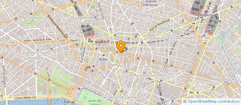 localisation de l'entreprise DEFI MATIC à PARIS