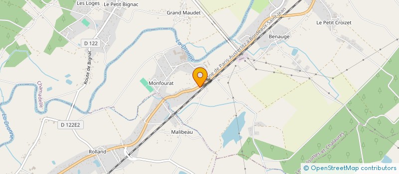 localisation de l'entreprise DEFI MOTOCULTURE  LES EGLISOTTES-ET-CHALAURES