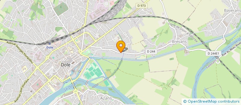 localisation de l'entreprise DEFI MOUSS à DOLE