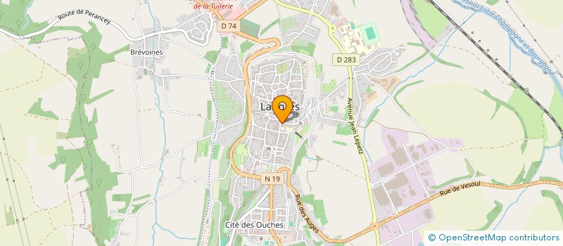 localisation de l'entreprise DEFI MUSIQUE à LANGRES