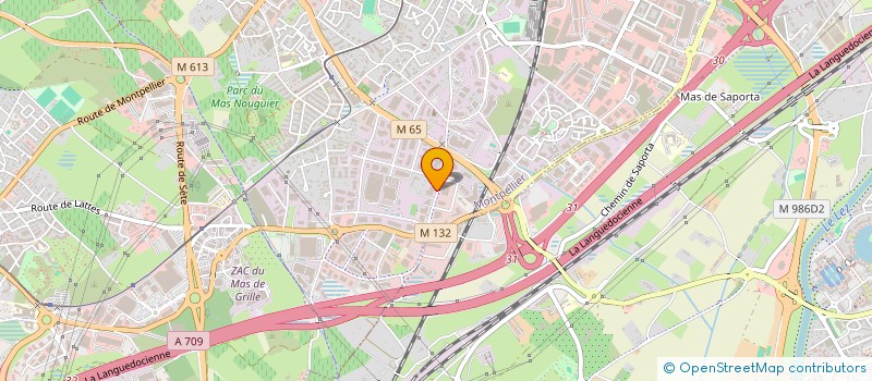 localisation de l'entreprise DEFI NUMERIQUE à MONTPELLIER