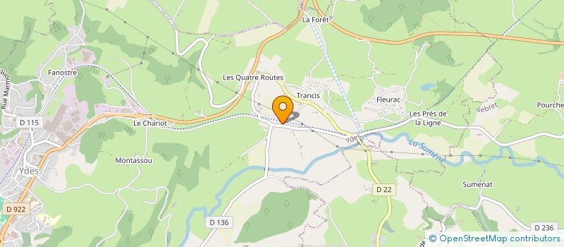 localisation de l'entreprise DEFI OSTEO  YDES