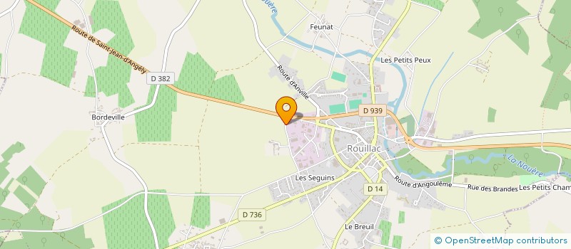 localisation de l'entreprise DEFI POITOU CHARENTE à ROUILLAC