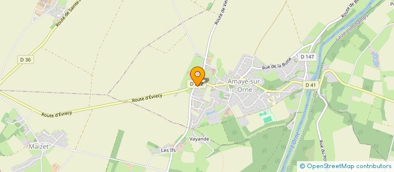 localisation de l'entreprise DEFI RUN CALVADOS  AMAYE-SUR-ORNE