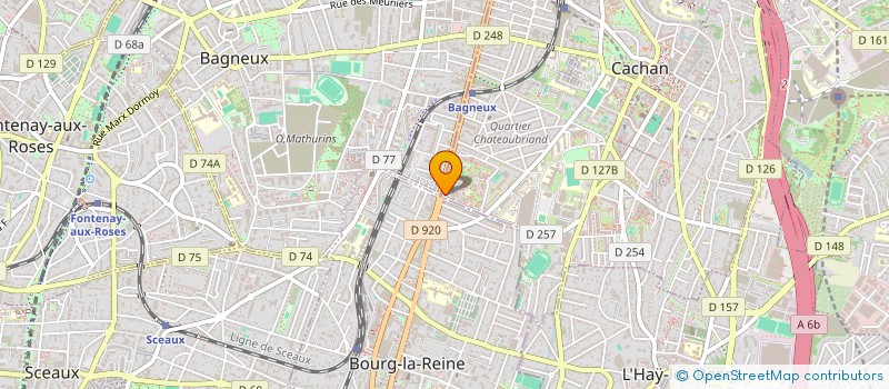 localisation de l'entreprise DEFI SECURITE PRIVEE SARL à CACHAN