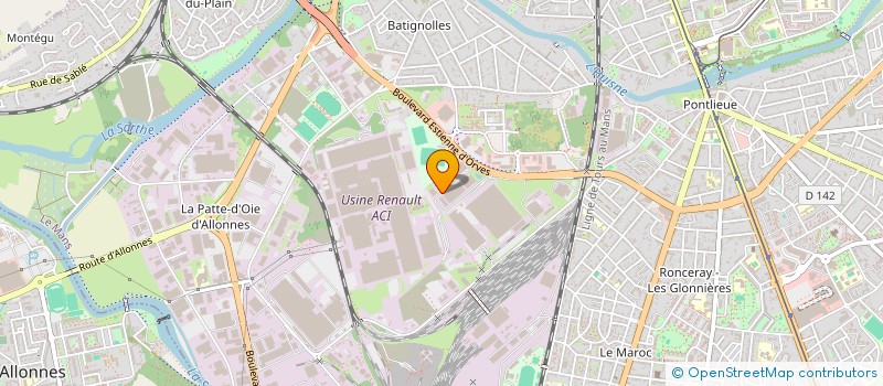 localisation de l'entreprise DEFI SERVICE  LE MANS