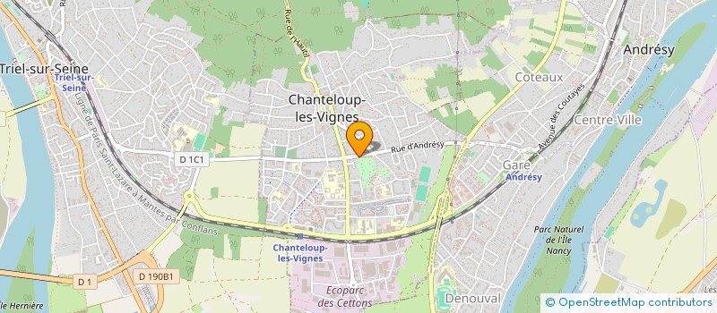 localisation de l'entreprise DEFI SERVICES à CHANTELOUP-LES-VIGNES
