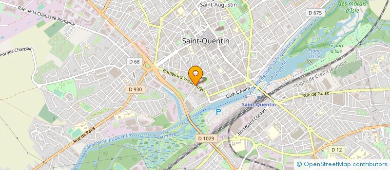 localisation de l'entreprise DEFI SERVICES à SAINT-QUENTIN