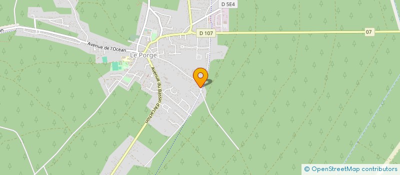 localisation de l'entreprise DEFI SPORT ENDURANCE  LE PORGE