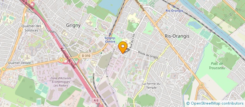 localisation de l'entreprise DEFI TRANSPORT à RIS-ORANGIS