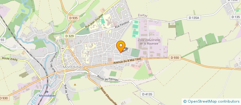 localisation de l'entreprise DEFI TRIATHLON MONTDIDIER à MONTDIDIER