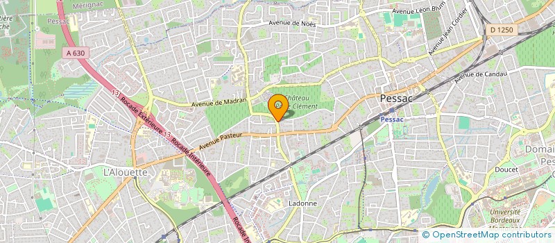 localisation de l'entreprise DEFI WEB à PESSAC