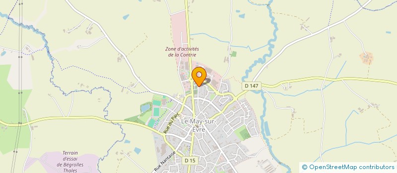 localisation de l'entreprise DEFI66  LE MAY-SUR-EVRE