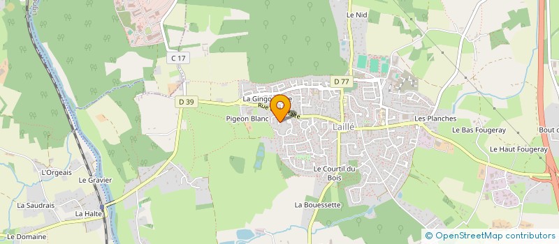 localisation de l'entreprise DEFICIENCE VISUELLE, NOTRE DEFI  LAILLE