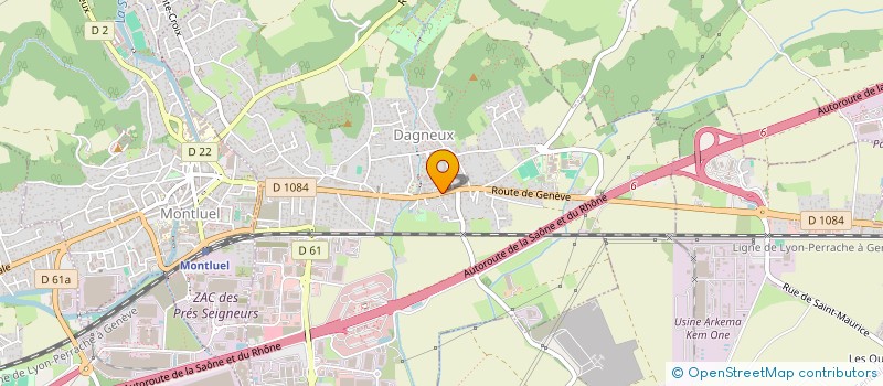 localisation de l'entreprise DEFIDAN  DAGNEUX