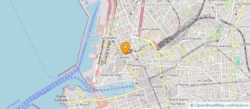 localisation de l'entreprise DEFIDEVA à MARSEILLE