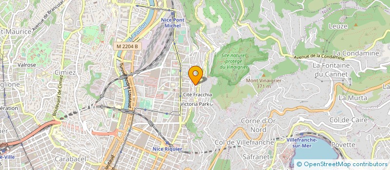 localisation de l'entreprise DEFIGAZ à NICE