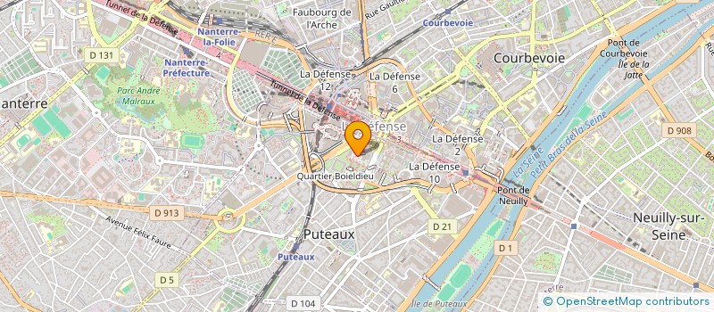 localisation de l'entreprise DEFIGRAPH à PUTEAUX