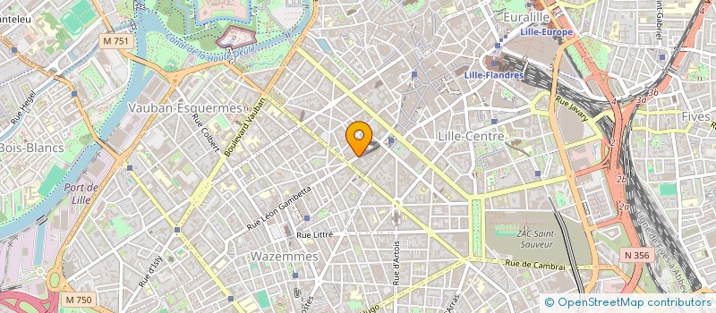 localisation de l'entreprise DEFIL'CANCER à LILLE