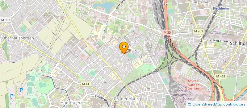 localisation de l'entreprise DEFILE PRODUCTION EVENEMENTS à STRASBOURG