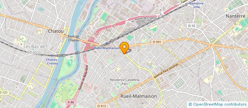 localisation de l'entreprise DEFILOG à RUEIL-MALMAISON