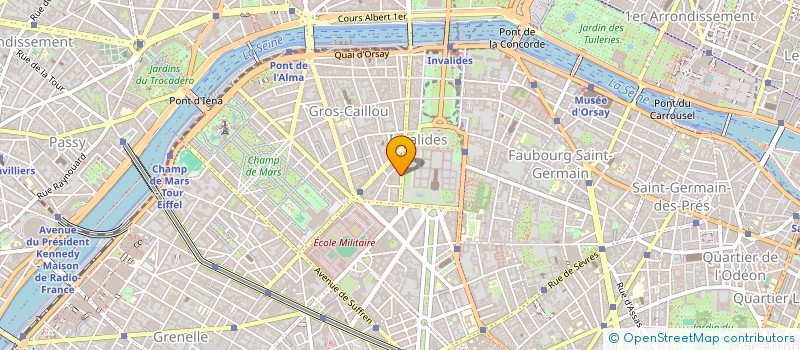 localisation de l'entreprise DEFIM SA à PARIS