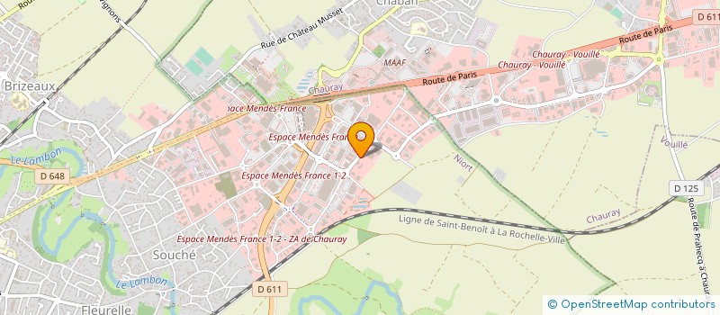 localisation de l'entreprise DEFIMAX  NIORT