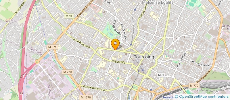 localisation de l'entreprise DEFIMM  TOURCOING