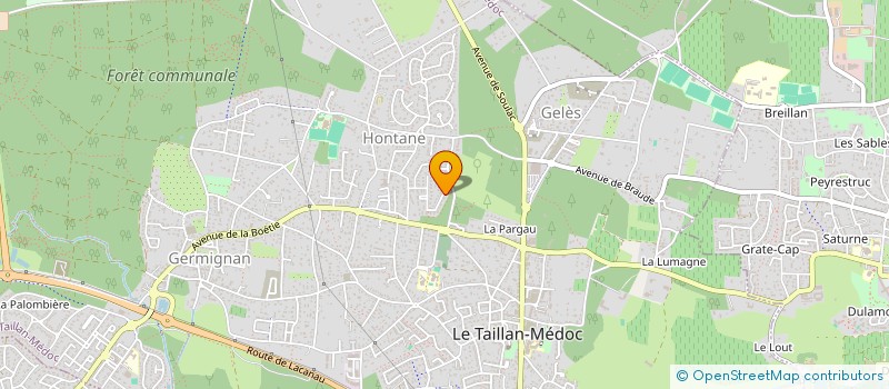 localisation de l'entreprise DEFIMMOS  LE TAILLAN-MEDOC