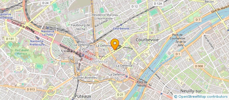localisation de l'entreprise DEFIN STRATEGIC ADVISORY  COURBEVOIE