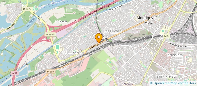 localisation de l'entreprise DEFINITION COIFFURE à MOULINS-LES-METZ