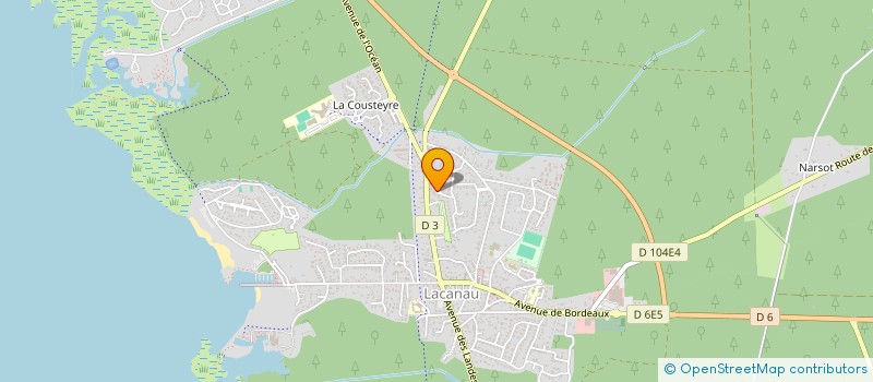 localisation de l'entreprise DEFINITIVE, ESTHETIQUE MEDICALE  LACANAU