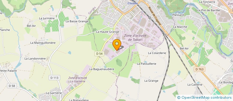 localisation de l'entreprise DEFINOX SAS à CLISSON
